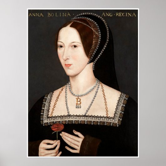 Poster Anne Boleyn Tudor Queen Hever Castle (Devant)