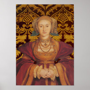 Poster Anne de Cleves, portrait de reine d'Angleterre