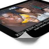 Poster anneau téléphonique banane (Coin)