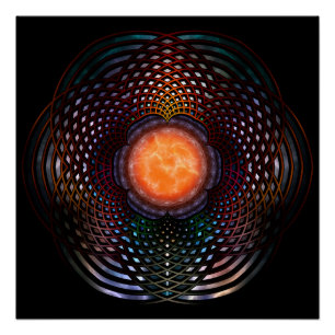 Poster Anneaux de lune d'orbe