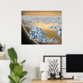 Poster Anneaux de recyclage de Saturne (Bureau à domicile)