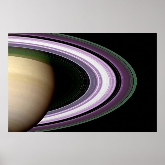 Poster Anneaux de Saturne (Devant)