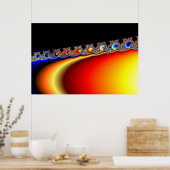 Poster Anneaux Fractasiens - Fractal (Cuisine)
