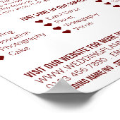 Poster Anneaux Mariage Or, Mariage Event Planner Advert (Coin)