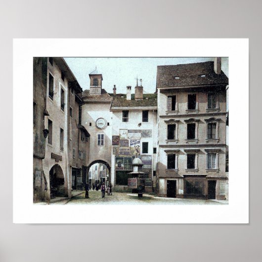 Poster Annecy du XIXe siècle (Devant)