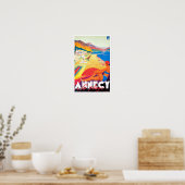 Poster Annecy France voyage vintage (Cuisine)
