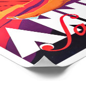 Poster Annecy France voyage vintage (Coin)