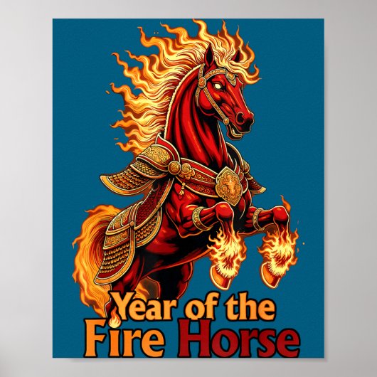 Poster Année Cheval de Feu (Devant)