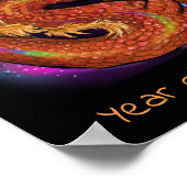 Poster Année chinoise du zodiaque du dragon (Coin)