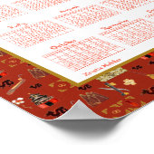 Poster Année Civile 2024 Du Dragon Chinois Favoris (Coin)