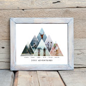 Poster Année de l'aventure Famille Cadeaux Destinations d