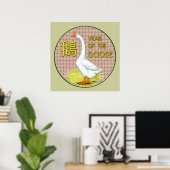 Poster Année de l'oie (Bureau à domicile)