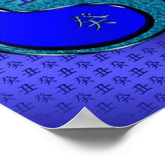 Poster Année de l'ox d'eau (Coin)