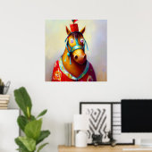 Poster Année du Cheval 4 (Bureau à domicile)