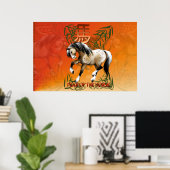 Poster Année Du Cheval Imprimer (Bureau à domicile)