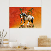 Poster Année Du Cheval Imprimer (Cuisine)
