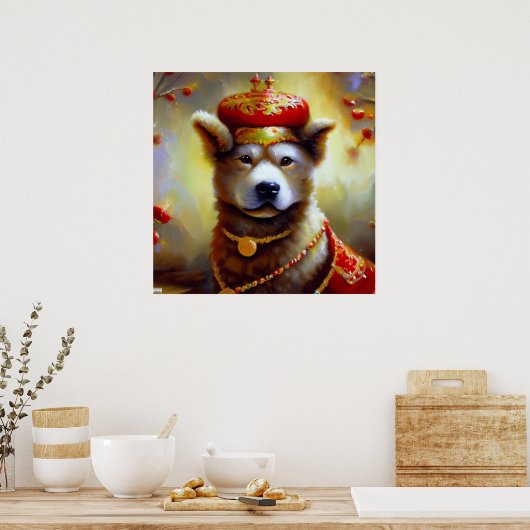 Poster Année du chien 10 (Cuisine)