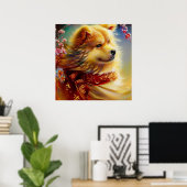 Poster Année du chien 7 (Bureau à domicile)