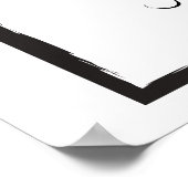 Poster Année du Cochon 2019 - Nouvel An noir et blanc (Coin)