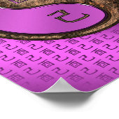 Poster Année du coq de la Terre (Coin)