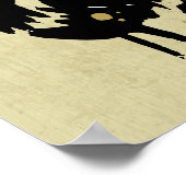 Poster Année du coq - Zodiaque chinois (Coin)