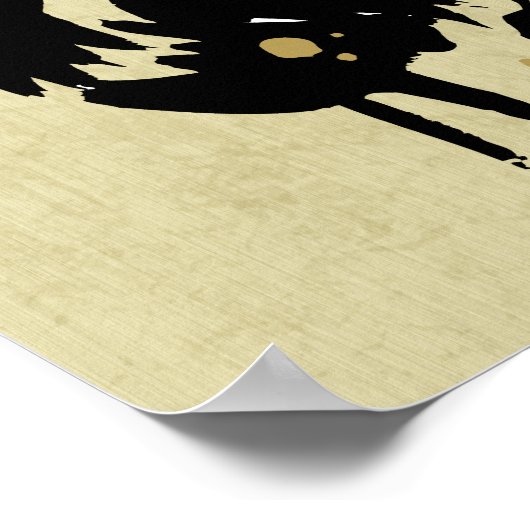 Poster Année du coq - Zodiaque chinois (Coin)