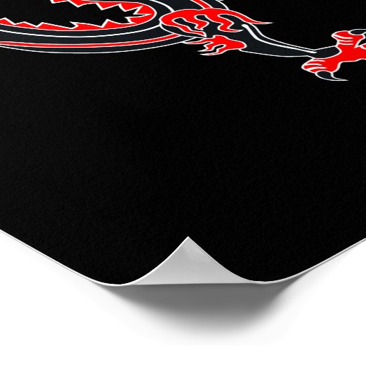 Poster Année du dragon (Coin)