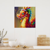 Poster Année du dragon 12 (Cuisine)