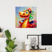 Poster Année du Dragon 4 (Bureau à domicile)