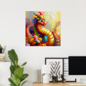 Poster Année du dragon 5 (Bureau à domicile)