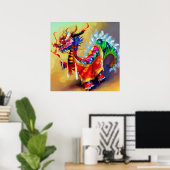 Poster Année du dragon 7 (Bureau à domicile)
