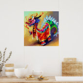 Poster Année du dragon 7 (Cuisine)