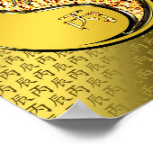 Poster Année du dragon de feu (Coin)