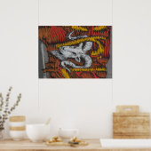 Poster Année du Graffiti de mouton de chèvre (Cuisine)