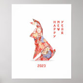 Poster Année du lapin (Devant)