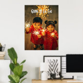 Poster Année du mur des serpents (Bureau à domicile)