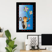 Poster Année du Singe (Bureau à domicile)