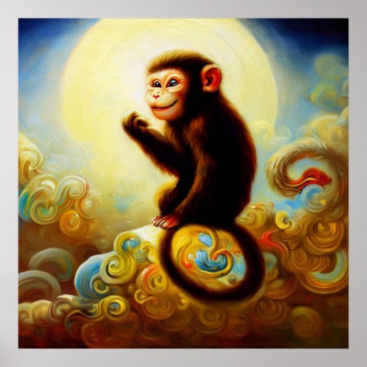 Poster Année du singe 10 (Devant)