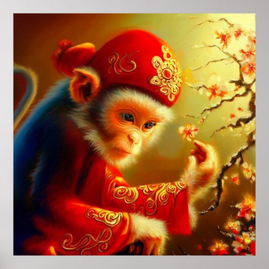 Poster Année du singe 11 (Devant)