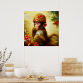 Poster Année du singe 2 (Cuisine)