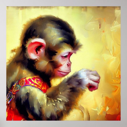 Poster Année du singe 6 (Devant)