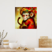 Poster Année du singe 9 (Cuisine)