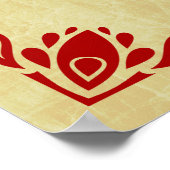 Poster année du symbole chinois de chèvre (Coin)