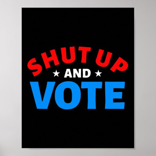 Poster Année Électorale - Fermé Et Vote (Devant)