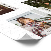 Poster Année en instants Photo Collage Coordonnées Keepsa (Coin)