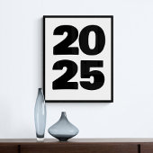 Poster Année personnalisée pour l'événement Imprimer l'af