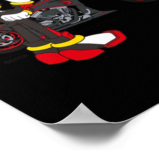 Poster Année Sans Peur De L'Ombre - Moto (Coin)