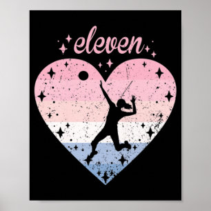 Poster Année Vielle mignonne volleyball Anniversaire fill