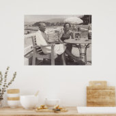 Poster Années 1930 à Cannes (Cuisine)