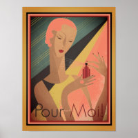 Années 1930.Français, Art Déco, Pour Moi Parfum